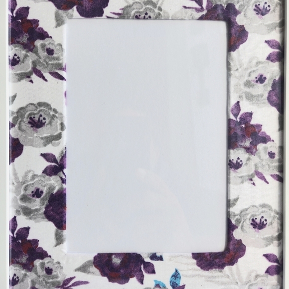 Lavender Dream Floral Fabric-Wrapped 8x10 Photo Frame Mat - Picture 6 of 7